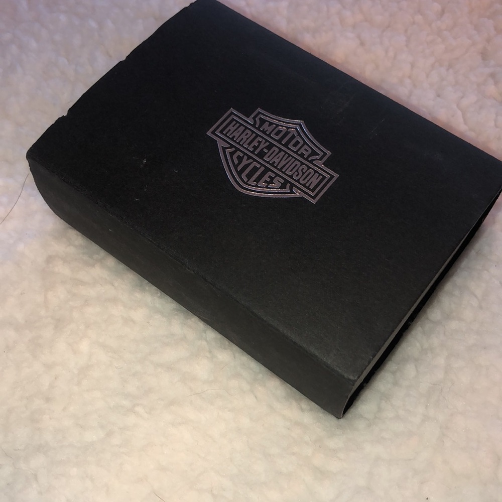 Mens Harley Davidson stainless steel cable bracelet with box - FREE SHIPPING - Picture 10 of 12